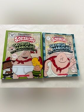 George and Harold's Super-Duper Comix Collection Captain Underpants 1 & 2